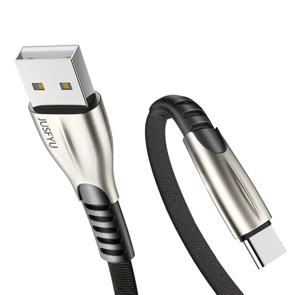Black Кабель usb type-C 0,5 m 1m 2m 3m 5A для huawei P20 Lite Honor 10 9 Pro 3,1, шнур для быстрой зарядки и передачи данных, зарядное устройство для телефона samsung S9 Redmi - Цвет: Black