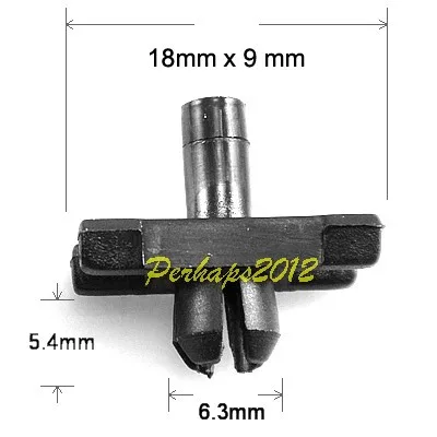 

500x OEM Nylon for BMW 5113-1-804-205 Body Side Moulding Trim Retainer Clips