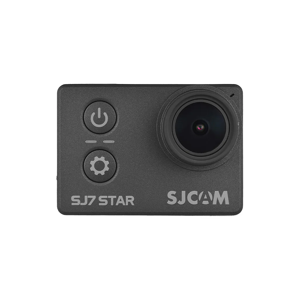 SJCAM SJ7 STAR 4 K/30FPS Wi-Fi экшн-Камера с 2-дюймовым Сенсорный экран дистанционного Управление Спортивная водоотталкивающая Камера GoPro для стабилизации гироскопа Водонепроницаемый - Цвет: Черный