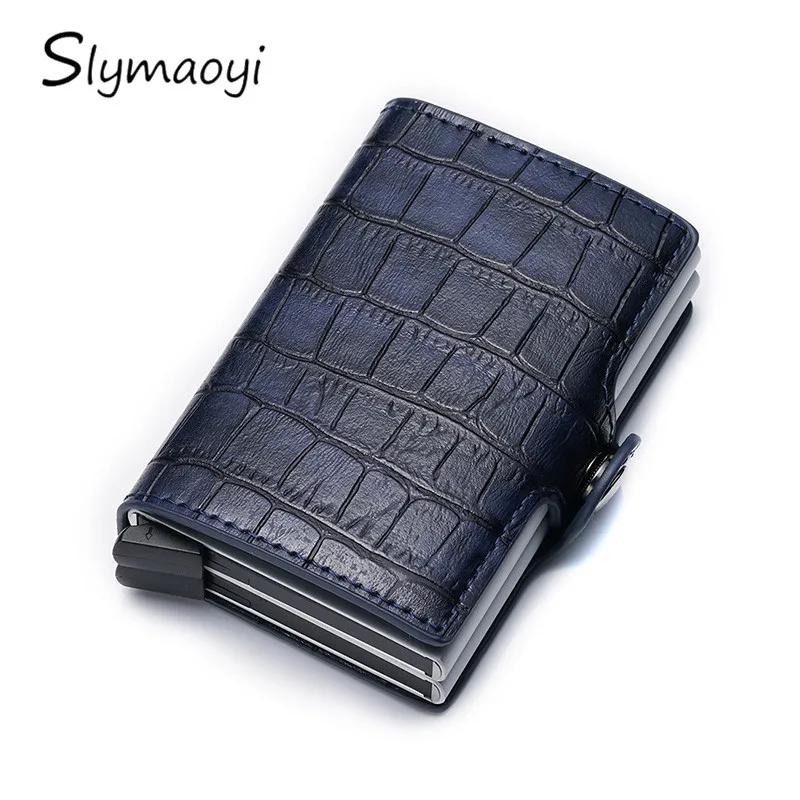 Slymaoyi Rfid карты мужские кошельки тонкие винтажные Короткие Кошельки 2019 маленькие