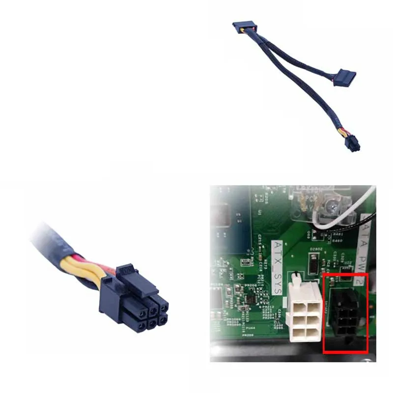 Кабель питания SATA для Dell Vostro 3668 3650 3660 HDD SSD блок жесткого диска переходник на 6