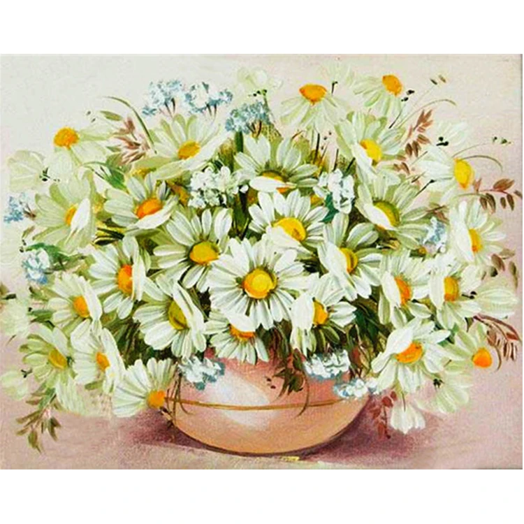 5D DIY Beautiful Flower Full Square Diamond Painting Cross Stitch Embroidery Mosaic Home Decor | Дом и сад