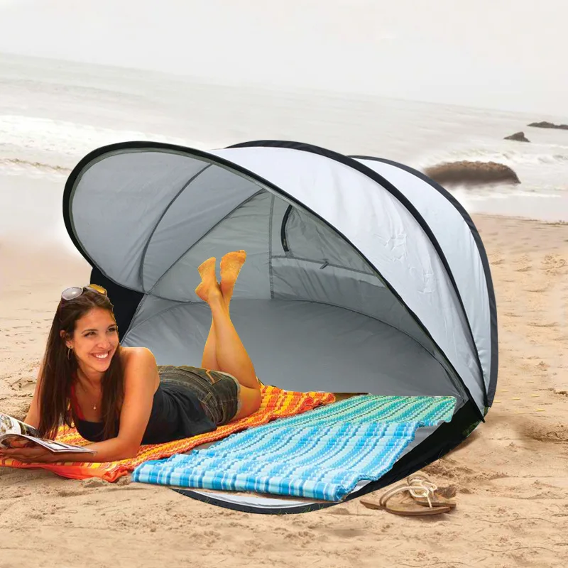 

New Beach Tent Sunscreen Sunshade Automatic Outdoor Speed Open Collapsible Fishing Double Tents Camping Tent