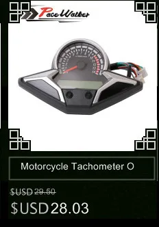Motorcycle LCD Speedometer Motorcycle Digital Odometer Speedometer Tachometer Fit for 2&4 Cylinders