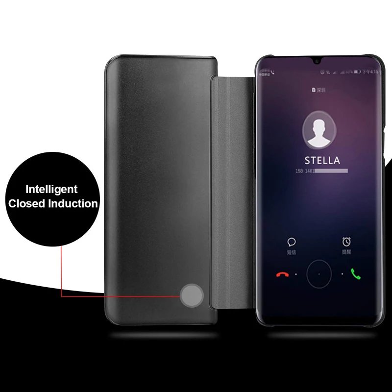 Wonsain Smart View зеркало кожа флип чехол для huawei P30 P20 P10 P9 P8 lite/P30 Lite/P30 Pro/P20 Lite/P10 Lite |