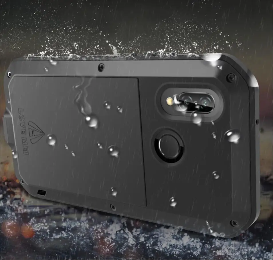 LOVE MEI Metal Aluminum For Huawei P20 Lite Nova 3E P30 Heavy Duty Armor Shockproof Waterproof Powerful Mate 20 | Мобильные телефоны