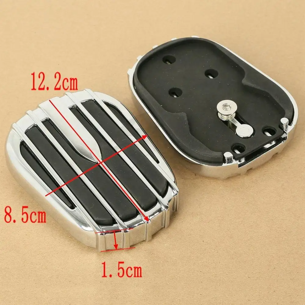 Хромированная накладка на педаль тормоза для мотоцикла подставки ножек Harley Ultra