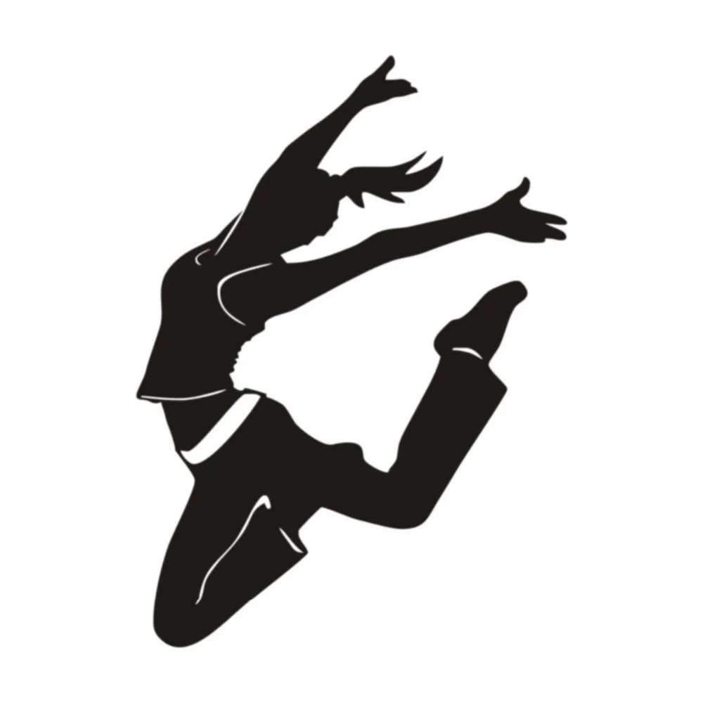 Танцор стадион виниловые наклейки на стену для домашнего интерьера съемный