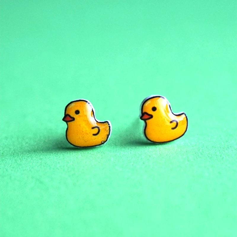 Высококачественные очаровательные серьги гвоздики ручной работы милый стиль