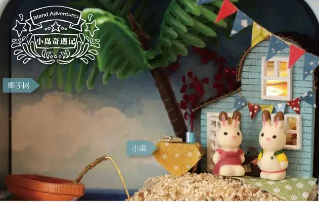 Кукольный дом сделай сам миниатюрный деревянный 3D-пазл миниатюры мебель кукла на