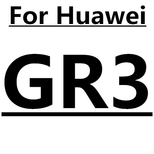 For Huawei GR3 С уровнем твердости 9H закаленное Стекло Экран протектор чехол для huawei GR5 GR3 GT3 Y3 II Y5 II Y6 Pro P6 P7 P8 P9 Lite Honor 4C Pro 5C 5X8 7 пленка - Цвет: For Huawei GR3