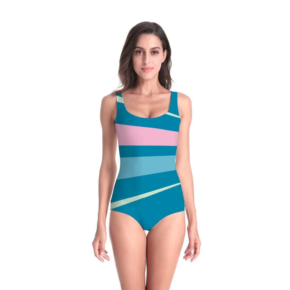 Новый модный цельный купальник женский с 3D принтом Монокини Maillot De Bain Femme боди