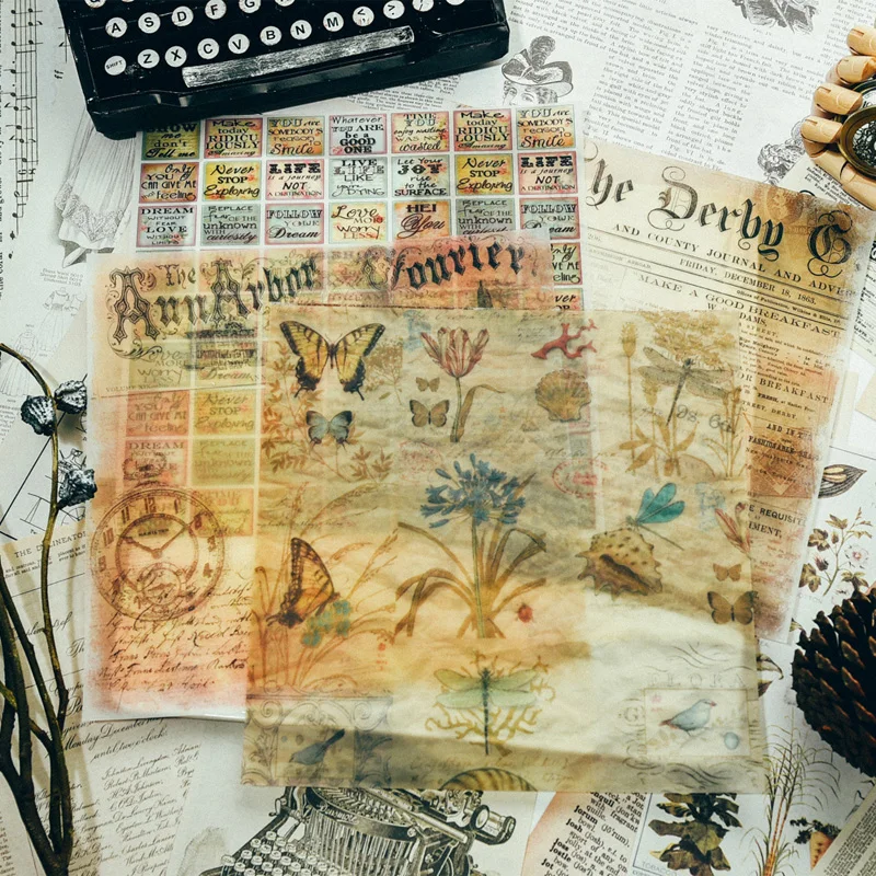 KSCRAFT винтажные узоры бумага для скрапбукинга счастливый планировщик/Создание