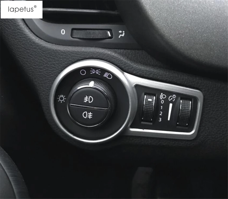 Аксессуары Lapetus для Jeep Compass 2017 2020 цветные головные фары переключатели комплект