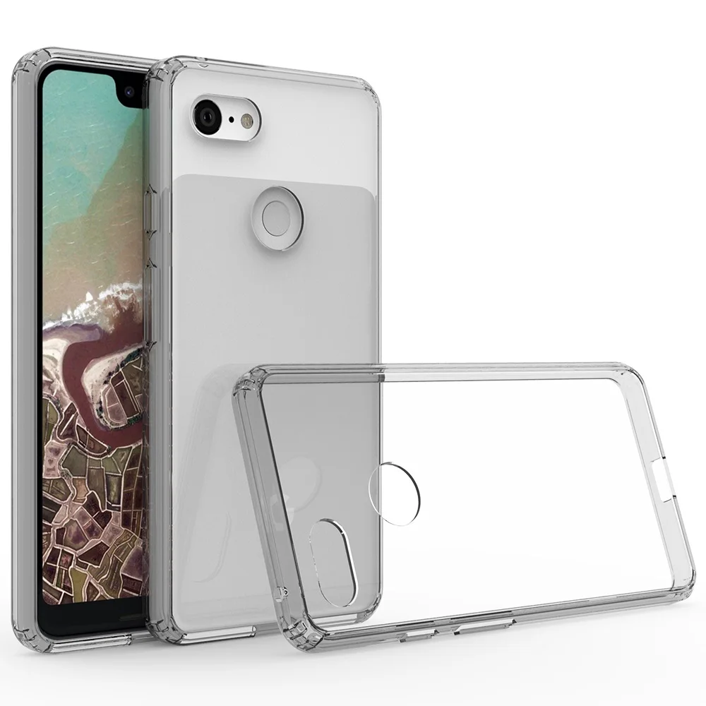 Для Google Pixel 4 XL чехол 3 Pixel 3a XL ударопрочный кристально прозрачный Жесткий Тонкий чехол тонкий прозрачный чехол для телефона