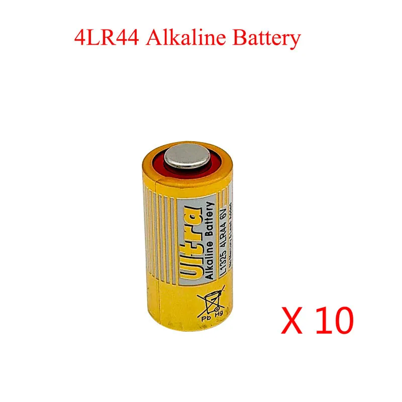 10 шт./лот 4LR44 первичные сухие батареи 476A L1325 6В щелочные батарейки для автомобиля