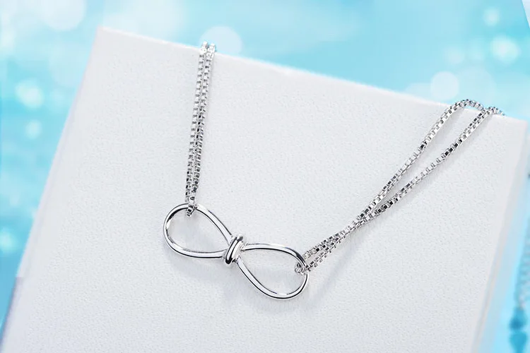 Новый многослойный женский серебряный браслет с надписью Initial Infinity Charm Love|Цепочки