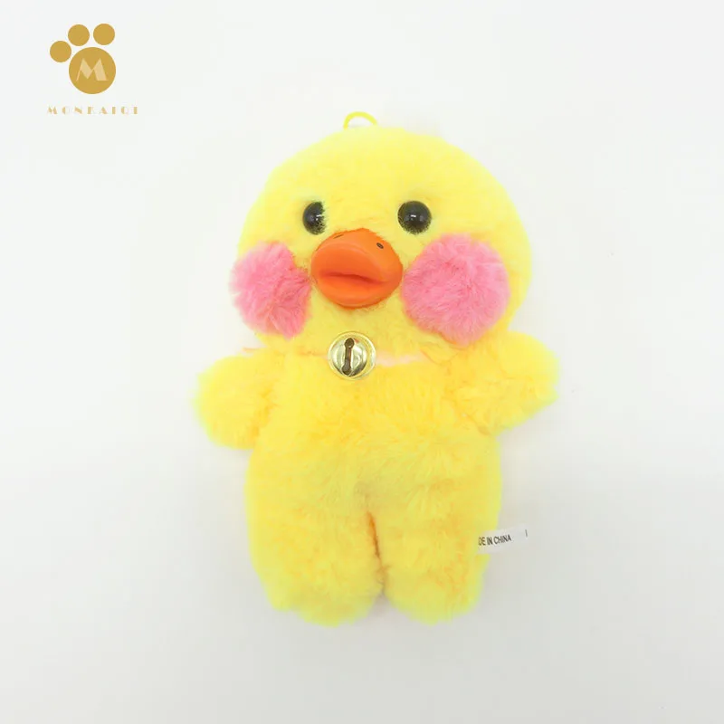 Мультяшный маленький колокольчик утка плюшевые игрушки Дети Желтая кукла мягкая