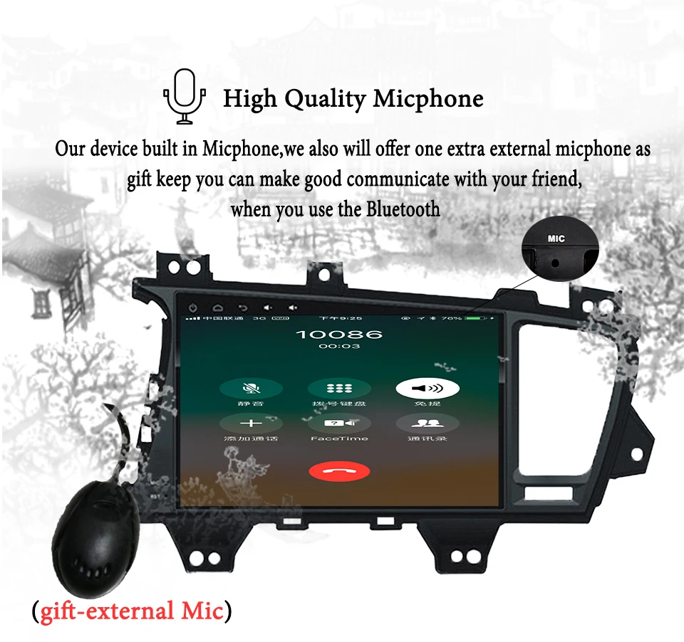 9'' Car dvd android 9.0 for Kia K5 Optima 2011 2012 13 2014 autoradio 4G 64G ROM GPS navigation auto radio multimedia System |