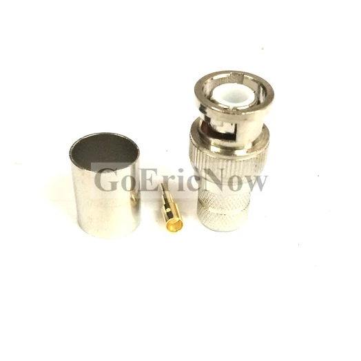 10 шт. RF коаксиальный 50 Ом BNC разъем мама/папа для 7 RG8 LMR400 RG213 адаптера|male connector|male