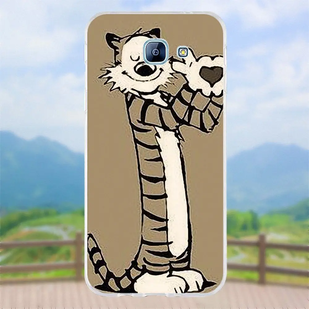 Vvcqod мягкие термополиуретановые Чехлы Capa Calvin и Гоббс для Samsung Galaxy A3 A5 A7 J1 J2 J3 J5 J7 2015