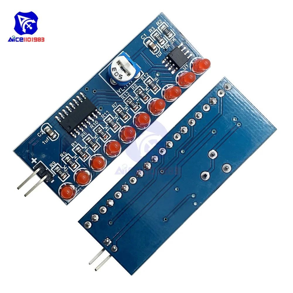 Diymore NE555 CD4017 драйвер водяная лампа DIY Kit электронная схема сброса воды светильник