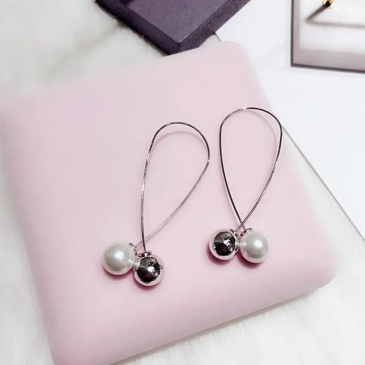 silver Модные простые серьги с пятиконечной звездой, Женские аксессуары,, геометрические серьги со звездами, ювелирные изделия Orecchini - Окраска металла: silver