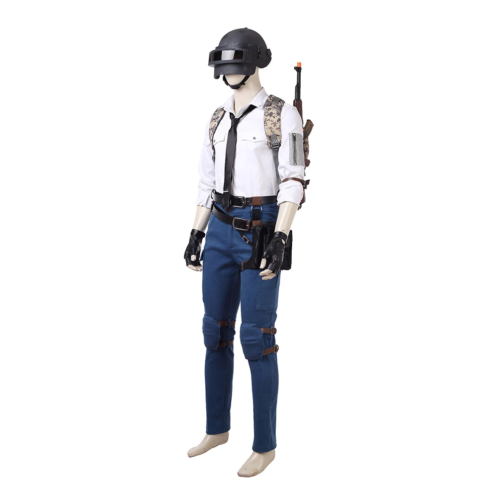 New Hot Game PLAYERUNKNOWN'S BATTLEGROUNDS Costume Men Suit PUBG Cosplay Costume Halloween Costumes For Men Custom Made