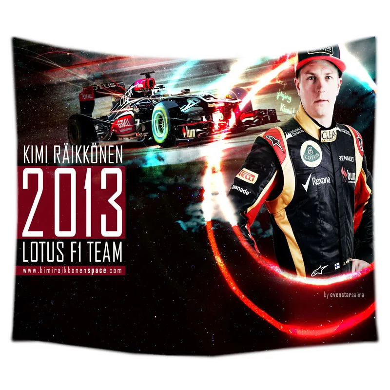 Настенный Гобелен Kimi Raikkonen подвесное покрывало на заказ простыни для спальни