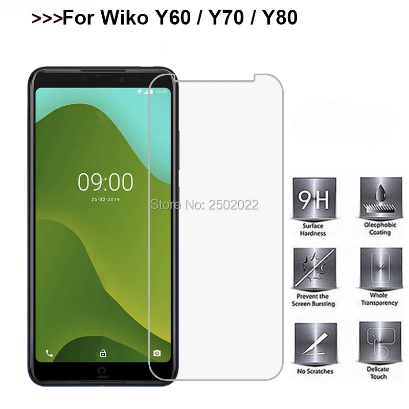 3 шт/лот Новый 9 H 2.5D Закаленное стекло протектор экрана для Wiko Y80 5 99 &quotЗащитная