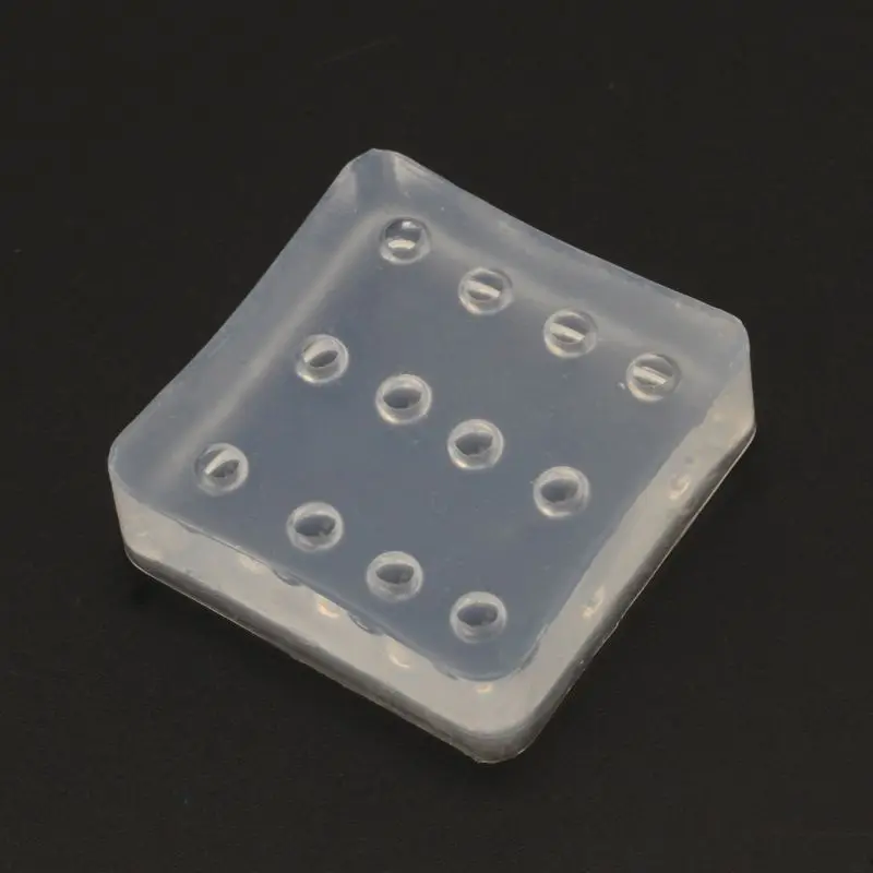 Прозрачная силиконовая мини-форма для бусин с опалом 4 мм инструменты украшений