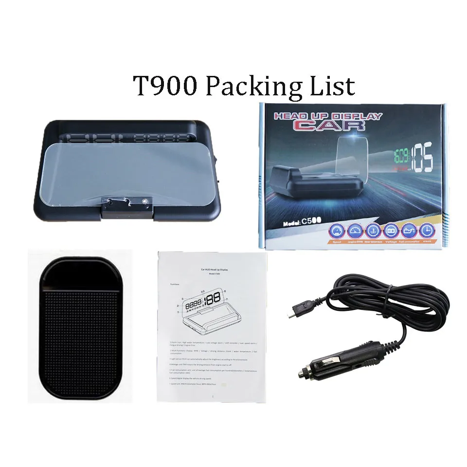 Автомобильный GPS HUD отражающая плата дисплей Спидометр автомобильный проектор