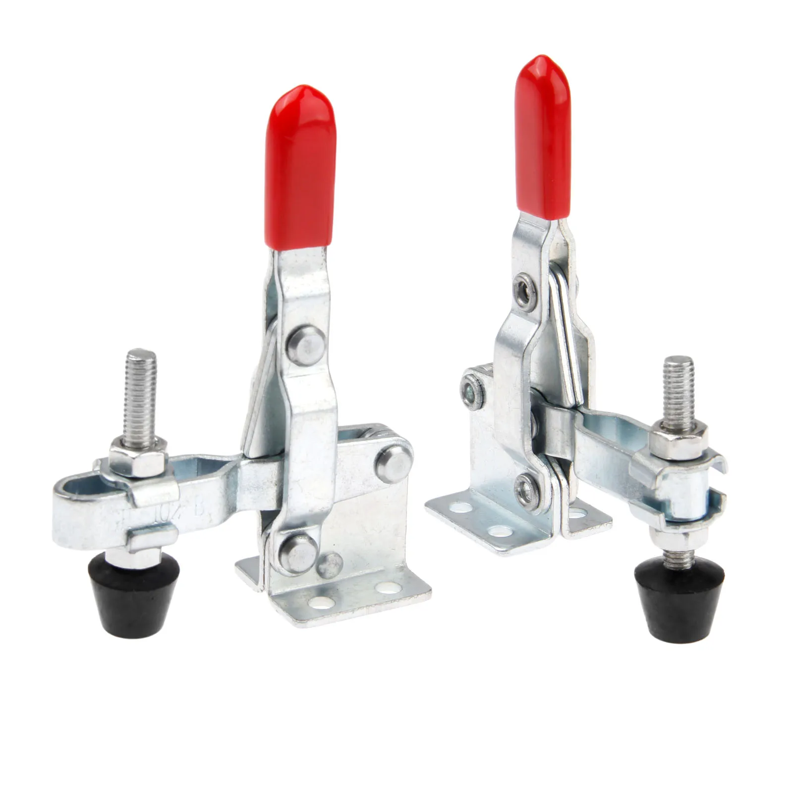 DRELD 2pcs GH-102-B Vertical Toggle Clamps Tool 100Kg/ 220 Lbs Holding Capacity Quick Release Fixture Clamp for Hand | Обустройство