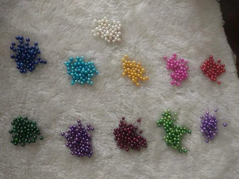 Детский жемчуг 3-4 мм 10 шт. внутри пресноводный Устрица/Устрица акойя случайных