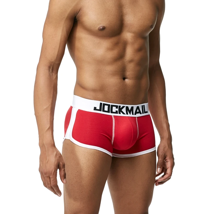 JOCKMAIL, улучшенное сексуальное мужское нижнее белье, пенис, боксер, пуш-ап, боксерские шорты, хип-ап, попа, Лифтер, посылка, увеличивающая мягкость, для геев