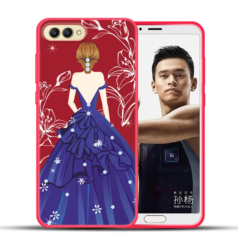 Luxury Soft Silicone Case For Huawei Honor View 10 Ultrathin Full Protection Phone Cover V10 View10 Cute |