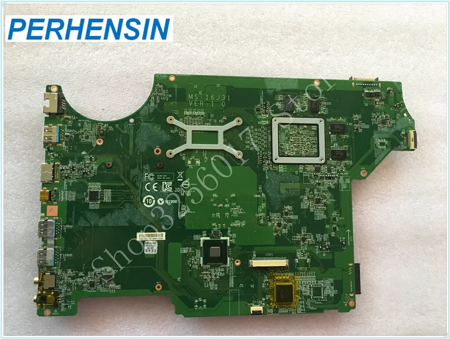

For MSI GE62 GE72 GP62 MS-17931 MS-1793 Laptop MOTHERBOARD MS-16J31 MS-16J3 SR2BP I7-5700HQ REV 1.0 100% WORK PERFECTLY