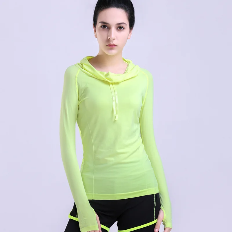 Женская куртка с капюшоном UMLIFE Спортивная приталенная дышащая кофта длинным