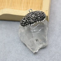 3241mm natural white crystal irregular pendant stone jades elegant diy party gifts wholesale price jewelry accessories b3034