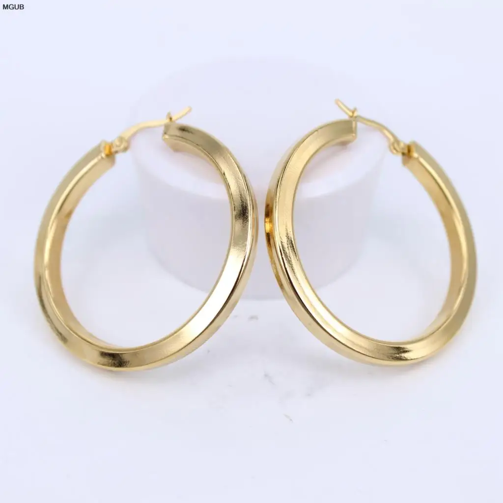 Золотые женские светильник ги с четырьмя углами LH313|earrings stainless|earrings jewelry goldgold stainless
