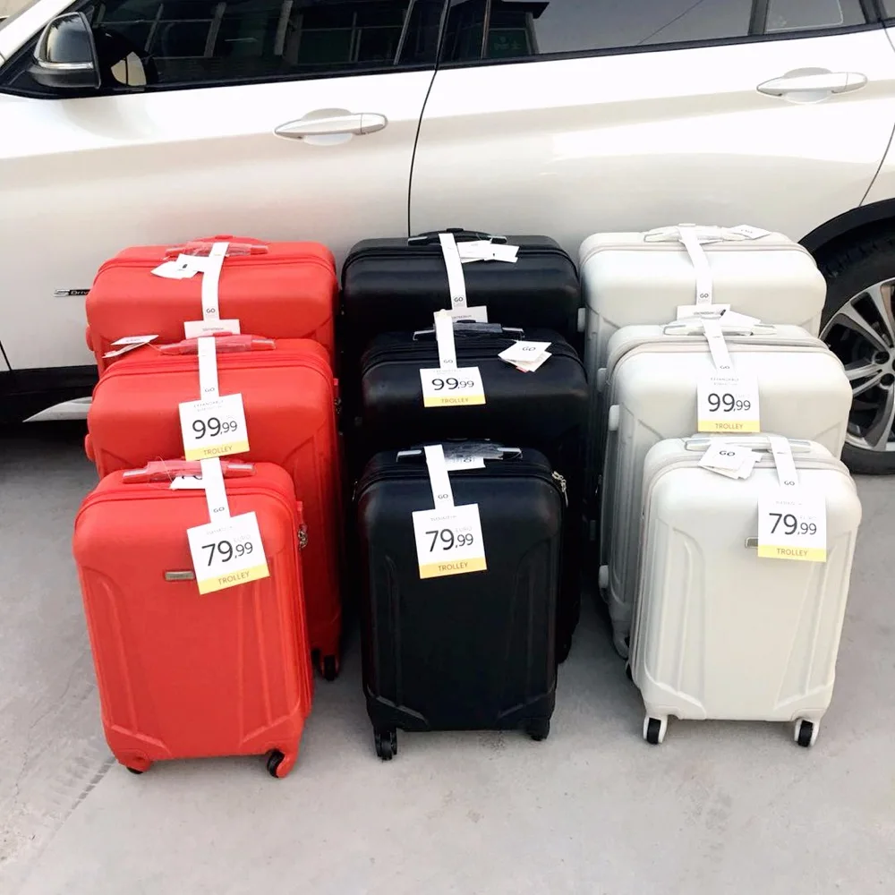 KAWEIDA PC чемодан на колесиках легкий для багажа бизнес бокс посадки