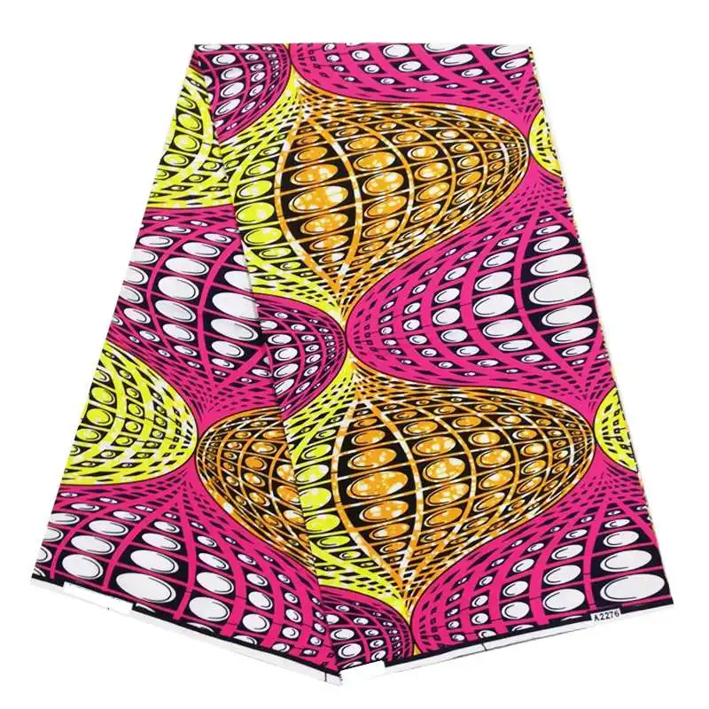 Африканская восковая ткань настоящий мягкий хлопок 6 ярдов/шт Гарантия Голландский Настоящий Воск для лоскутного шитья