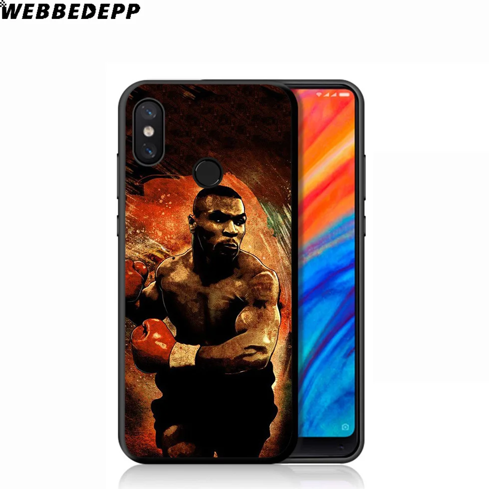 WEBBEDEPP майка Тайсон бокс мягкий чехол для Xiaomi Mi 9T 9 8 SE 6 A1 A2 A3 Lite MiA1 MiA2 MiA3 F1 MAX 3 Mi8 CC9E CC9 |