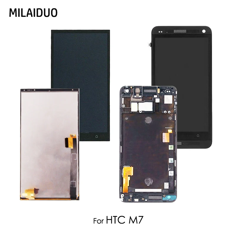 ЖК дисплей для htc One M7 802D 802 Вт Супер сенсорный экран дигитайзер Senor замена стекла