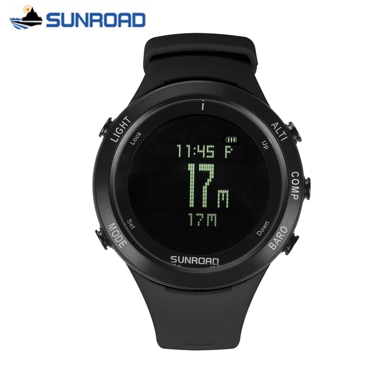Reloj Hombre SUNROAD, военные цифровые спортивные часы для ныряльщиков, мужские часы, лучший бренд, роскошные часы с монитором сердечного ритма, наручные часы, часы saat