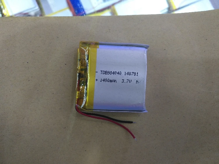 Packet 3.7V polymer lithium battery 904040 1400mAh | Электроника