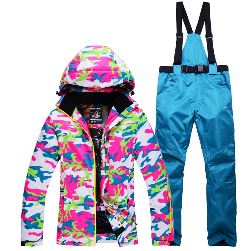 Новые лыжные костюмы куртки брюки для женщин комплекты сноубординга Лыжная