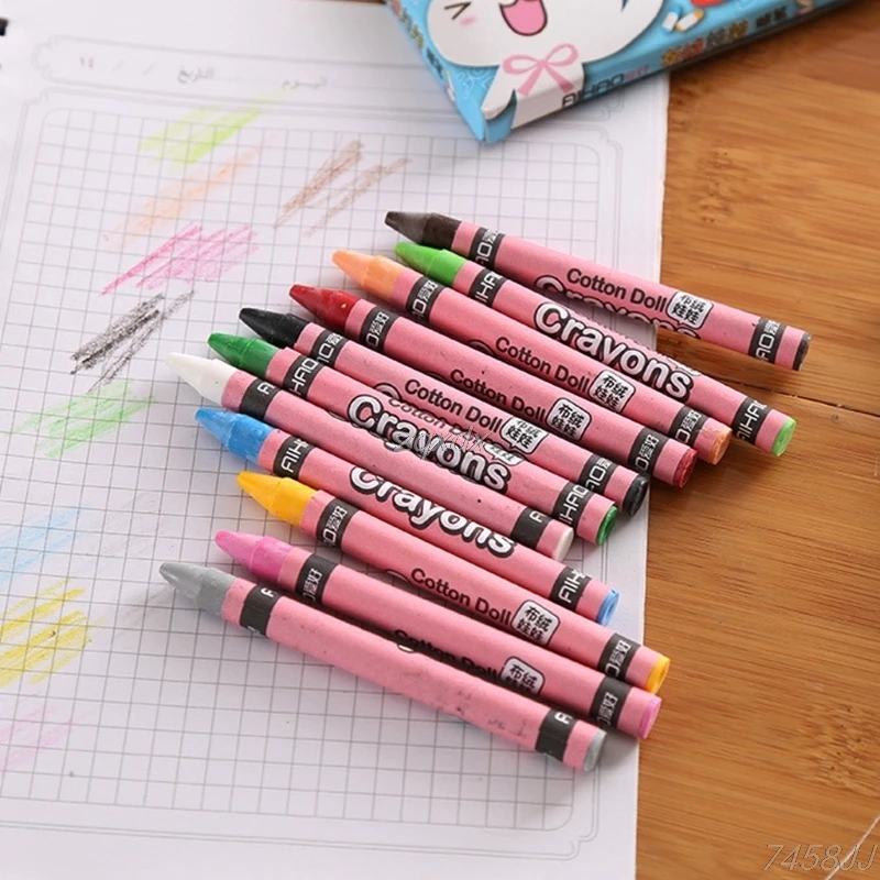 1Set Wax Crayon Stick Kid Painting Drawing Sketching Art Tool Drop ship Dropshipping | Канцтовары для офиса и дома