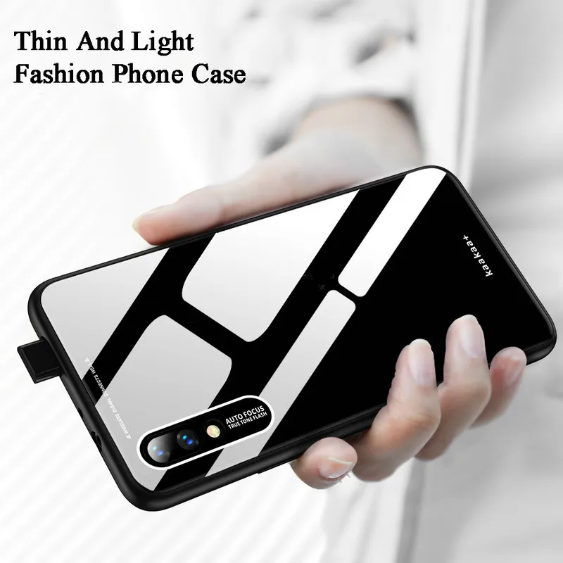 Glossy Acrylic Case For VIVO V15 Pro Z5X Z1 Y17 Phone Soft TPU Silicone Frame Hard PC Back Cover funda Shockproof |