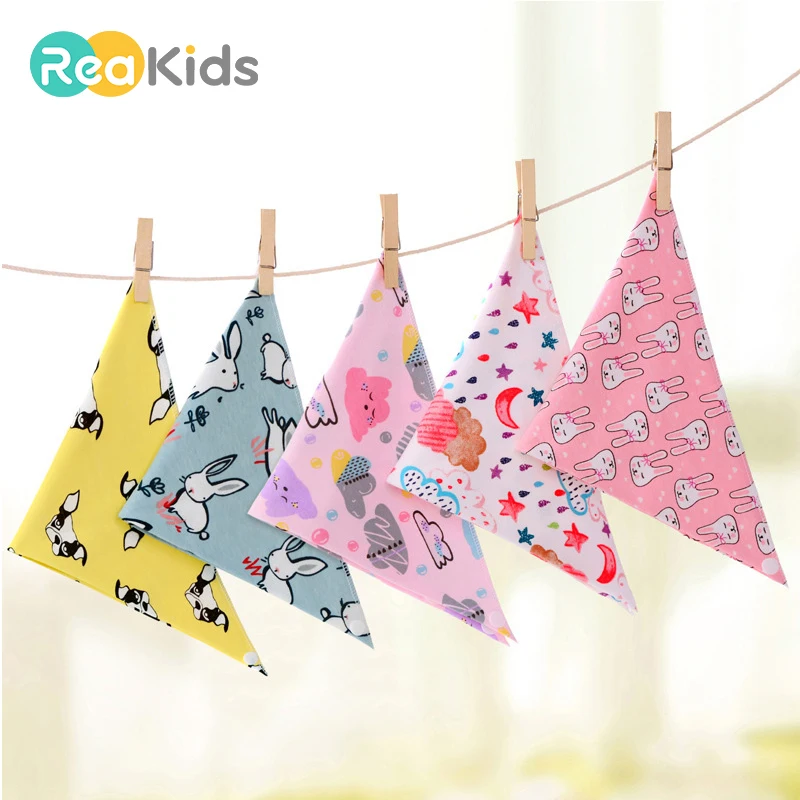 REAKIDS/Модная одежда для новорожденных; хлопок; Одежда для мальчиков и девочек; бандана; слюнявчик; нагрудник малыша; шарф; нагрудники для малышей
